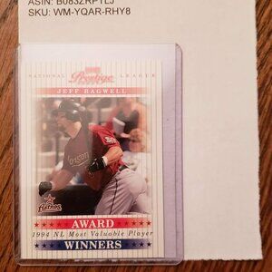 2003 Playoff Corp® JEFF BAGWELL Houston Astros™ Playoff Prestige 2003